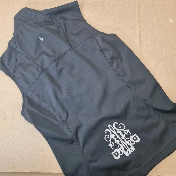 Athleta Jackets & Blazers - Athleta Vest Womens Small Black Full Zip Gorpcore